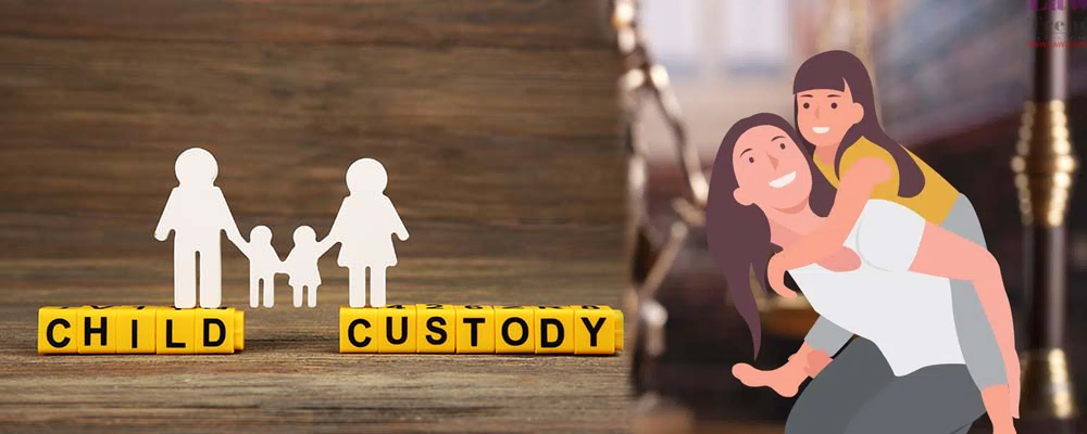 Can Mentally ill wife cliam for minor Child's Custody