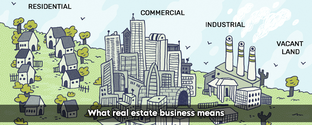 What real estate business means