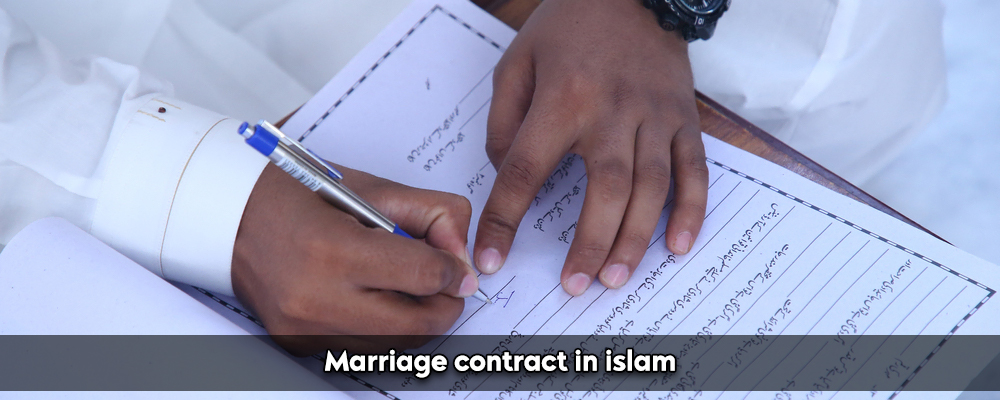 Marriage Contract In Islam