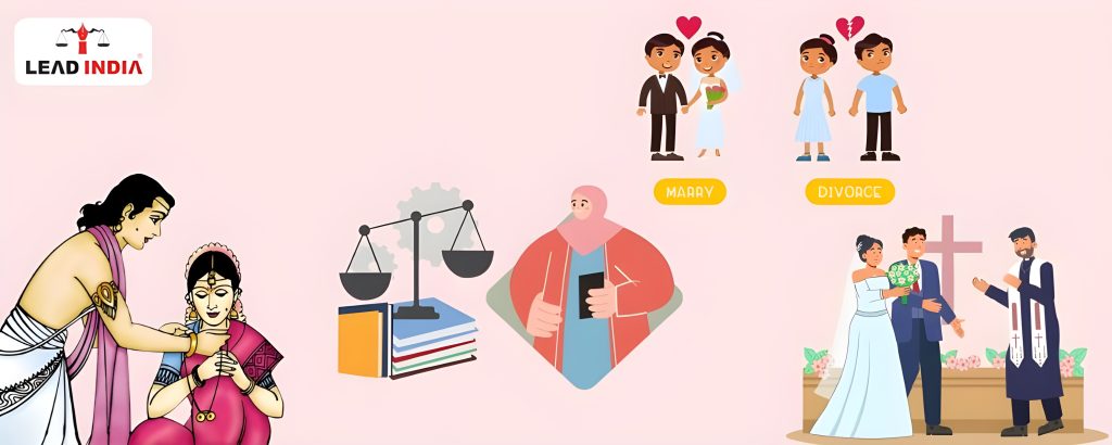 Rules For Marriage And Divorce Under Hindu Marriage Act, Muslim Personal Law, Christian Marriage Act