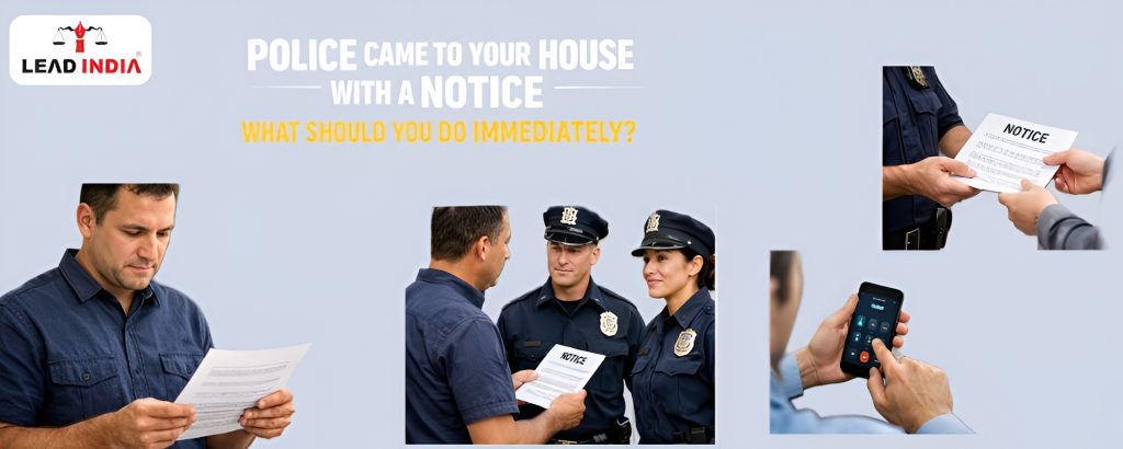 Police Came To Your House With A Notice What Should You Do Immediately?