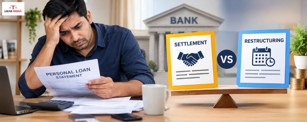 Can’t Afford Your Personal Loan Anymore? Settlement Vs Restructuring Explained