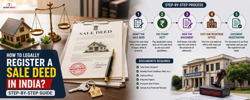 How To Legally Register A Sale Deed In India? Step-By-Step Guide