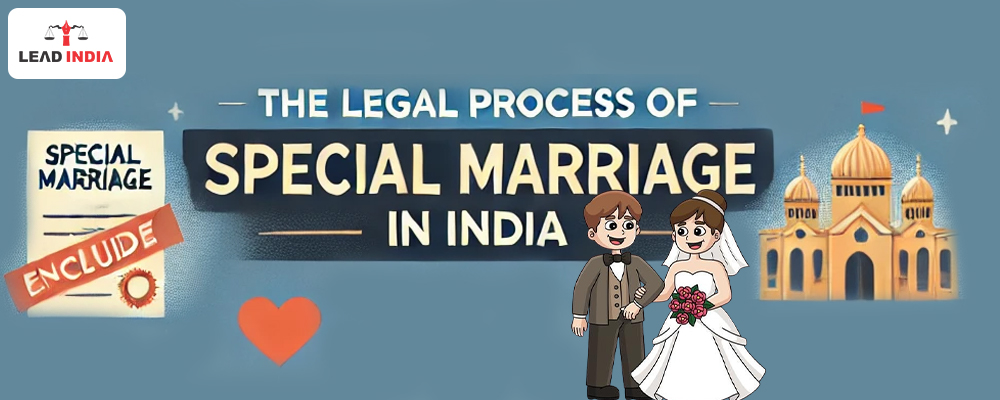 How can special marriage be done legally in India