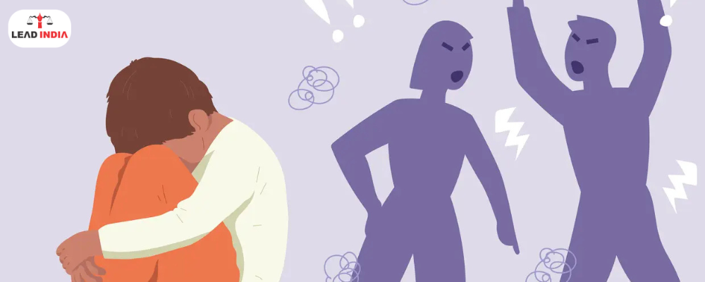 Can adult children file a complaint of domestic violence against their parents?