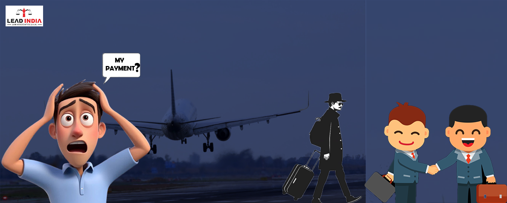 What are the legal remedies in case of non-receipt of payment from a foreign client in India?