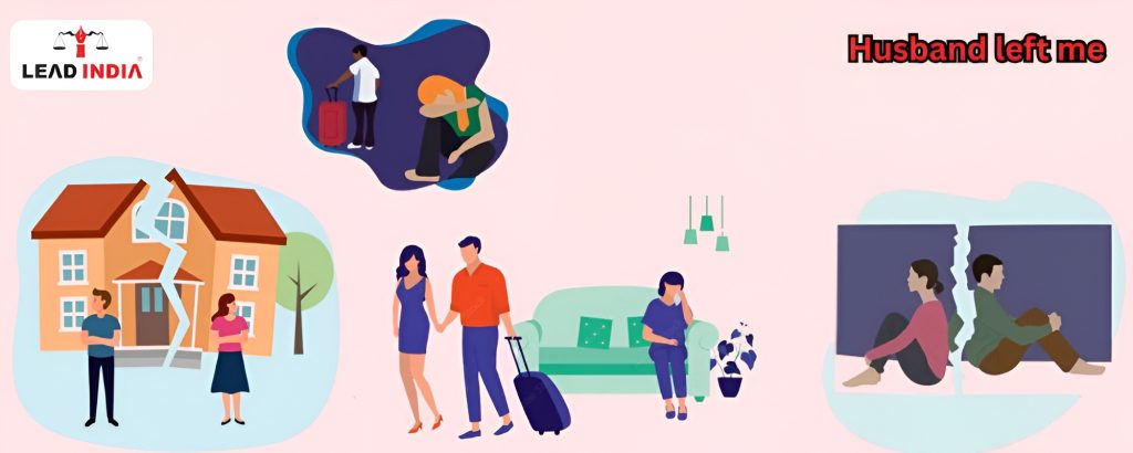 My husband left me, can I get immediate maintenance