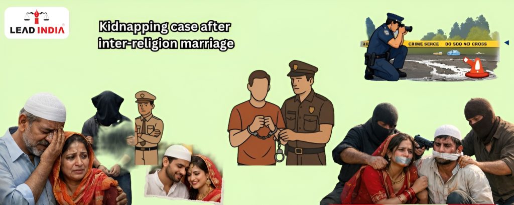 A kidnapping case was filed after an inter-religion marriage What should I do now