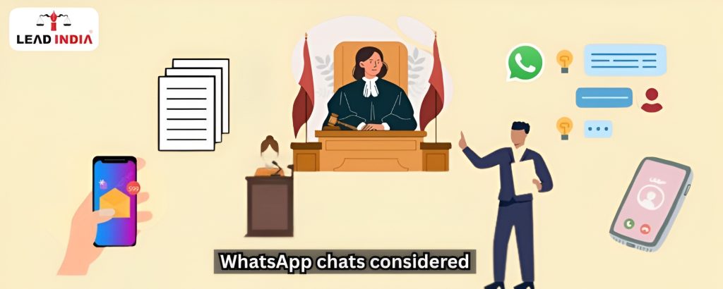 Are WhatsApp chats considered evidence in divorce cases