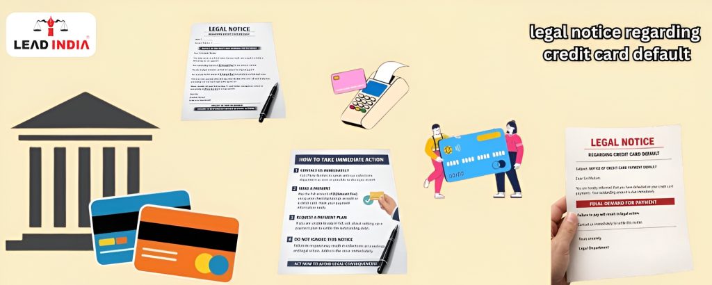 Received a legal notice for credit card default How to take immediate action