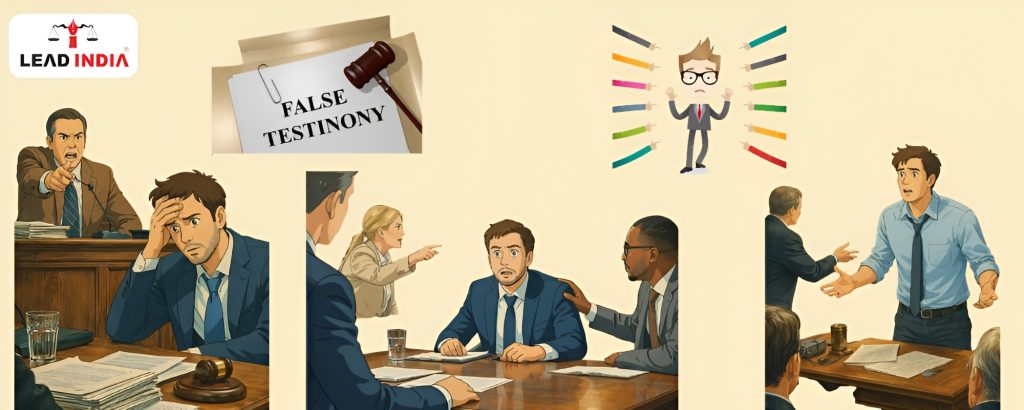 False testimony has been given against you – what to do immediately and how to avoid it