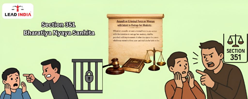 What is Section 351 of the Bharatiya Nyaya Sanhita, 2023? Learn what the law says.
