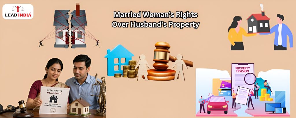Does a married woman have legal rights over her husband's property