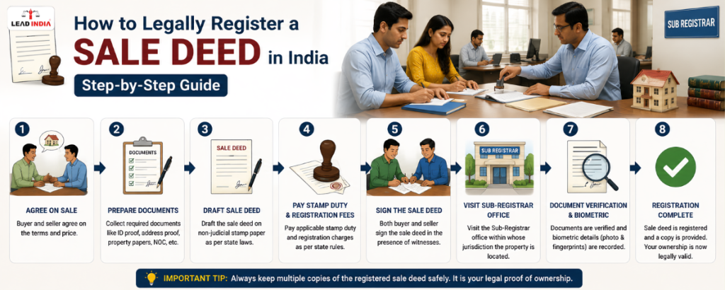 A Step-by-Step Guide to Legally Registering a Sale Deed in India