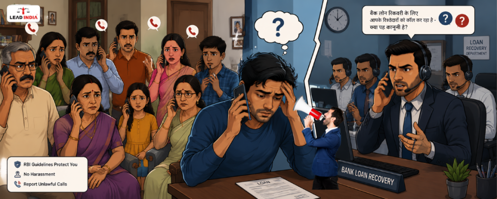 Bank calling your relatives for loan recovery – is it legal