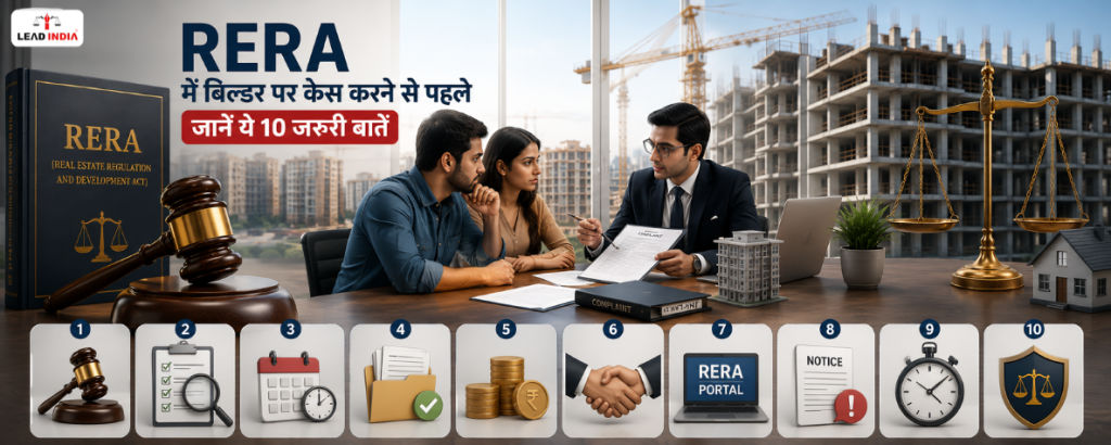 Know these 10 important things before filing a case against a builder under RERA.