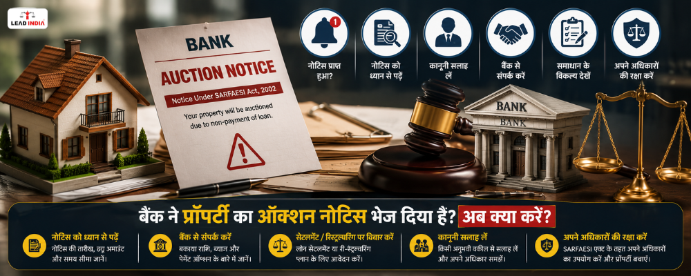 Has the bank sent a property auction notice What should you do now