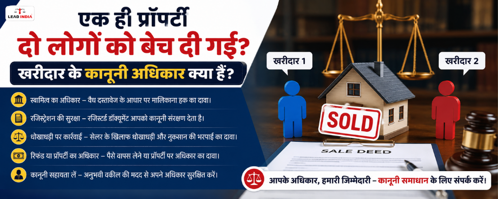 Was the same property sold to two different people What are the buyer's legal rights
