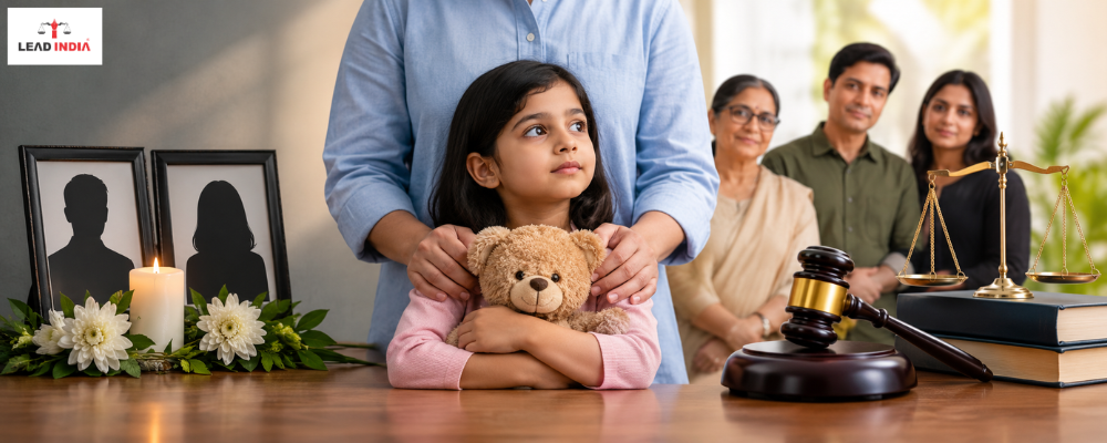 Who can become the legal guardian of a minor after the death of their parents